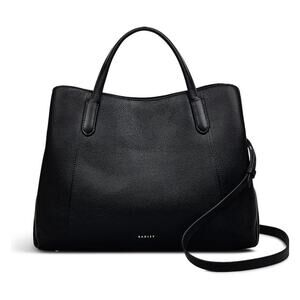 RADLEY London Provence Avenue Women's Medium Leather Ziptop Satchel Bag, Black